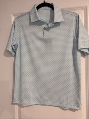 Harlestons Golf Kids Fit Light Blue Polo Shirt